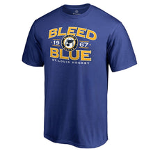 Load image into Gallery viewer, St. Louis Blues Hometown Collection Local T-Shirt - Blue NHL Guys Tee
