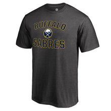 Load image into Gallery viewer, Buffalo Sabres Victory Arch T-Shirt - Heathered Gray NHL Guys Tee
