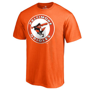 Baltimore Orioles Cooperstown Collection Forbes T-Shirt - Orange MLB Guys Tee