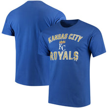 Load image into Gallery viewer, Kansas City Royals Victory Arch T-Shirt - Royal MLB Guys Tee
